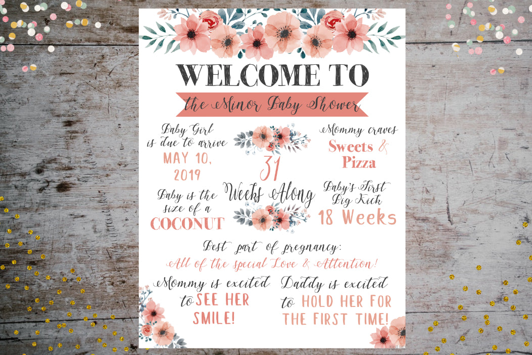 Chalkboard Announcement Posters