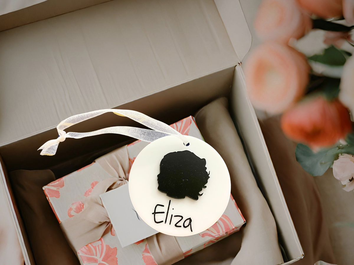 3D Personalized Mothers Day Ornament Gift Silhouette Child Ornament Custom Silhouette  Baby Ornament Mothers Day Gift Pet Ornament