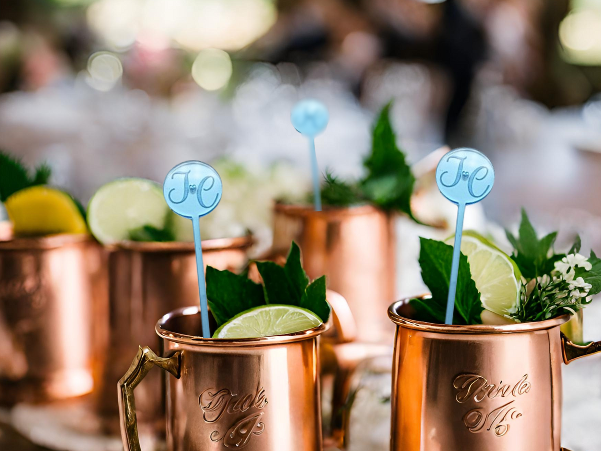 Custom Birthday Drink Stirrers Personalized Logo Drink Stir Sticks Wedding Swizzle Stick Cocktail Stirrer Drink Topper Birthday Decor Gift