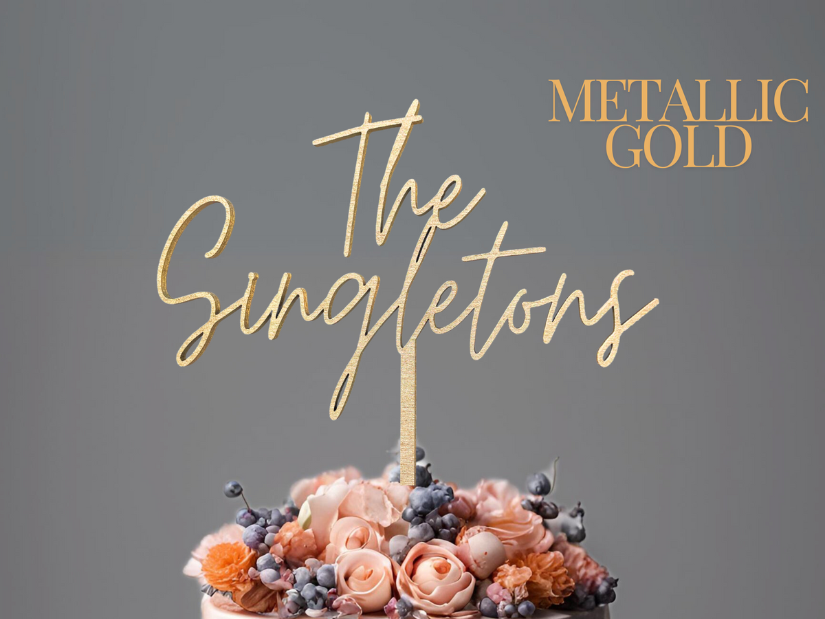 Custom Rustic Wedding Cake Topper | Wood Wedding Cake Topper | Personalized Cake Topper