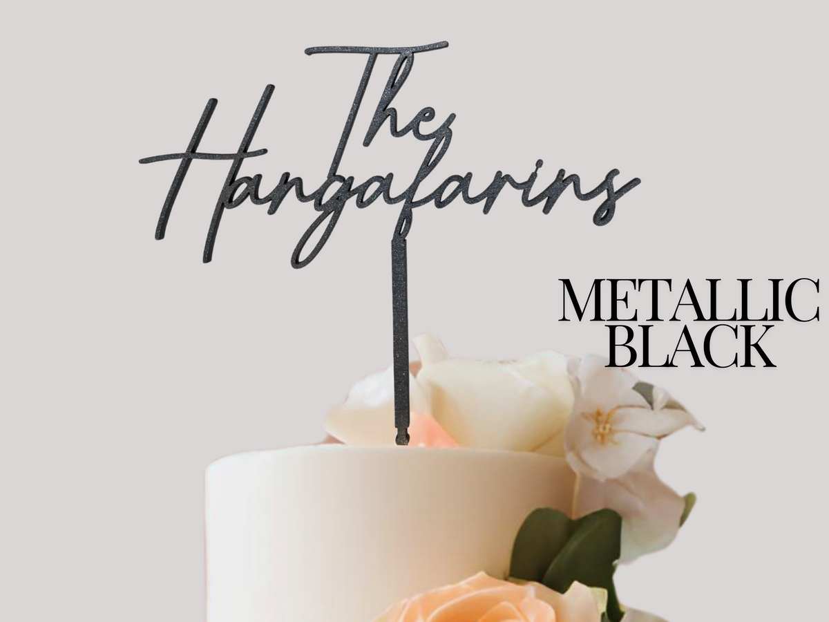 Custom Rustic Wedding Cake Topper | Wood Wedding Cake Topper | Personalized Cake Topper