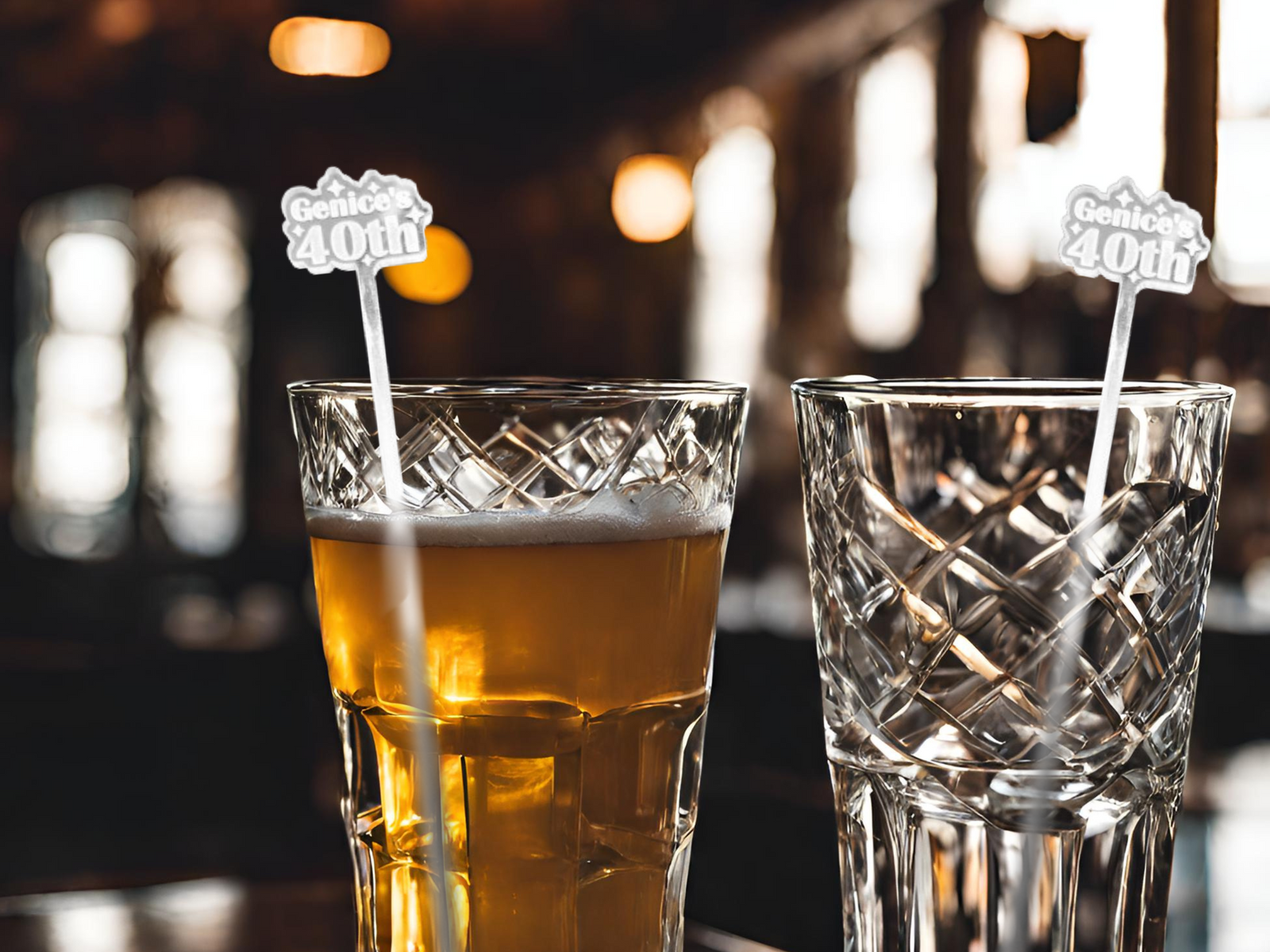 Personalized Drink Stirrer for Wedding Custom Drink Stir Sticks Birthday Party Swizzle Stick Cocktail Stirrer Logo Drink Topper Wedding Gift