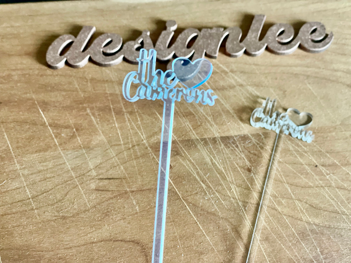Personalized Drink Stirrer for Wedding Custom Drink Stir Sticks Birthday Party Swizzle Stick Cocktail Stirrer Logo Drink Topper Wedding Gift