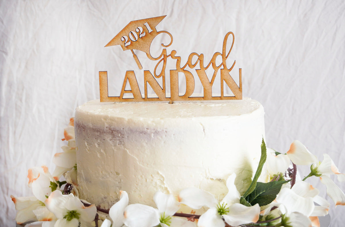 Personalized Graduation Cake Topper Graduation Party Décor College Grad Cake Topper High School Grad Cake Topper Cake Custom Graduation Gift