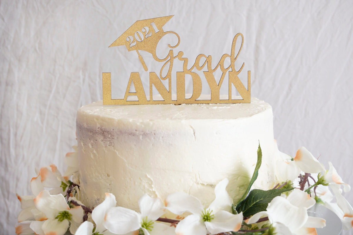 Personalized Graduation Cake Topper Graduation Party Décor College Grad Cake Topper High School Grad Cake Topper Cake Custom Graduation Gift