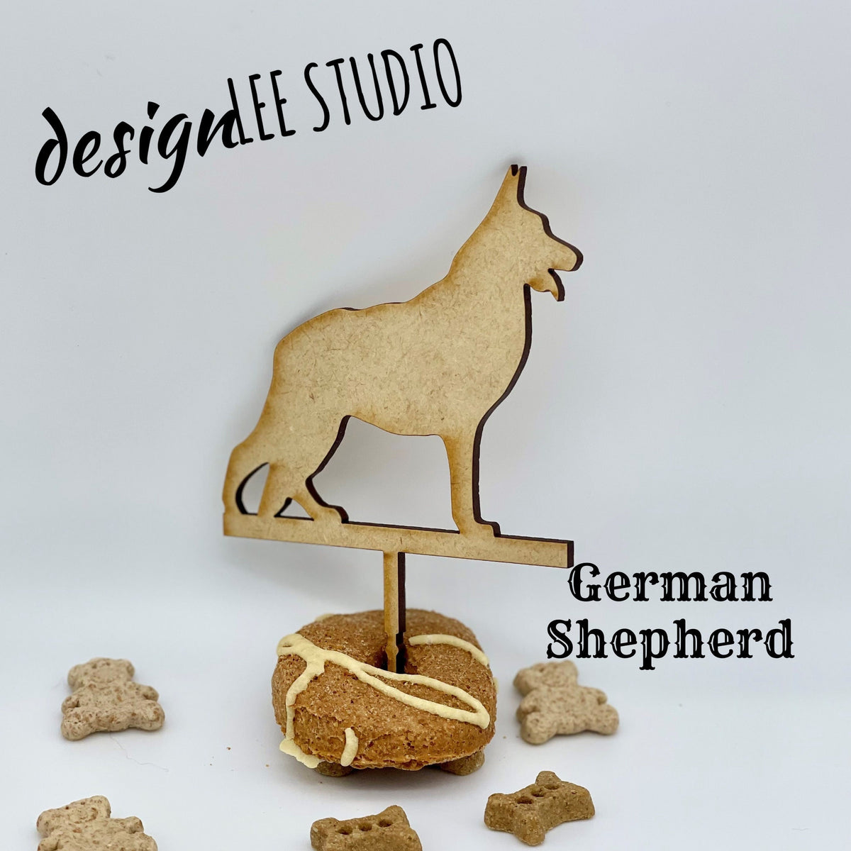 Personalized Pets Birthday Cake Topper Custom Dog Silhoutte Gift Custom Wood Cake Topper For Pets Birthday Gift for Pet Rememberance Memento