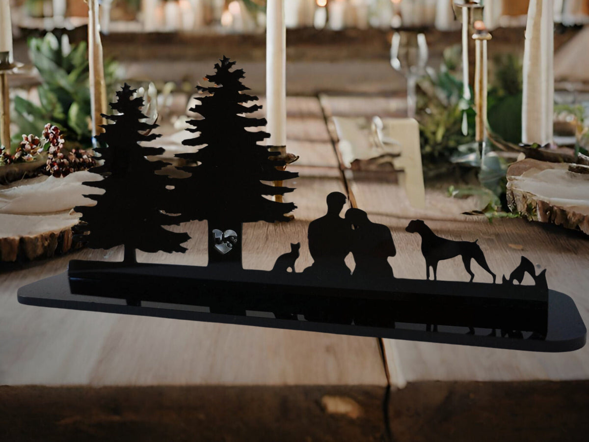 Rustic Wedding Sign for Wedding Gift Wedding Sweetheart Table Sign made in Acrylic or Wood Table Signs for Fireplace Mantle Home Decor by designLEE Studio