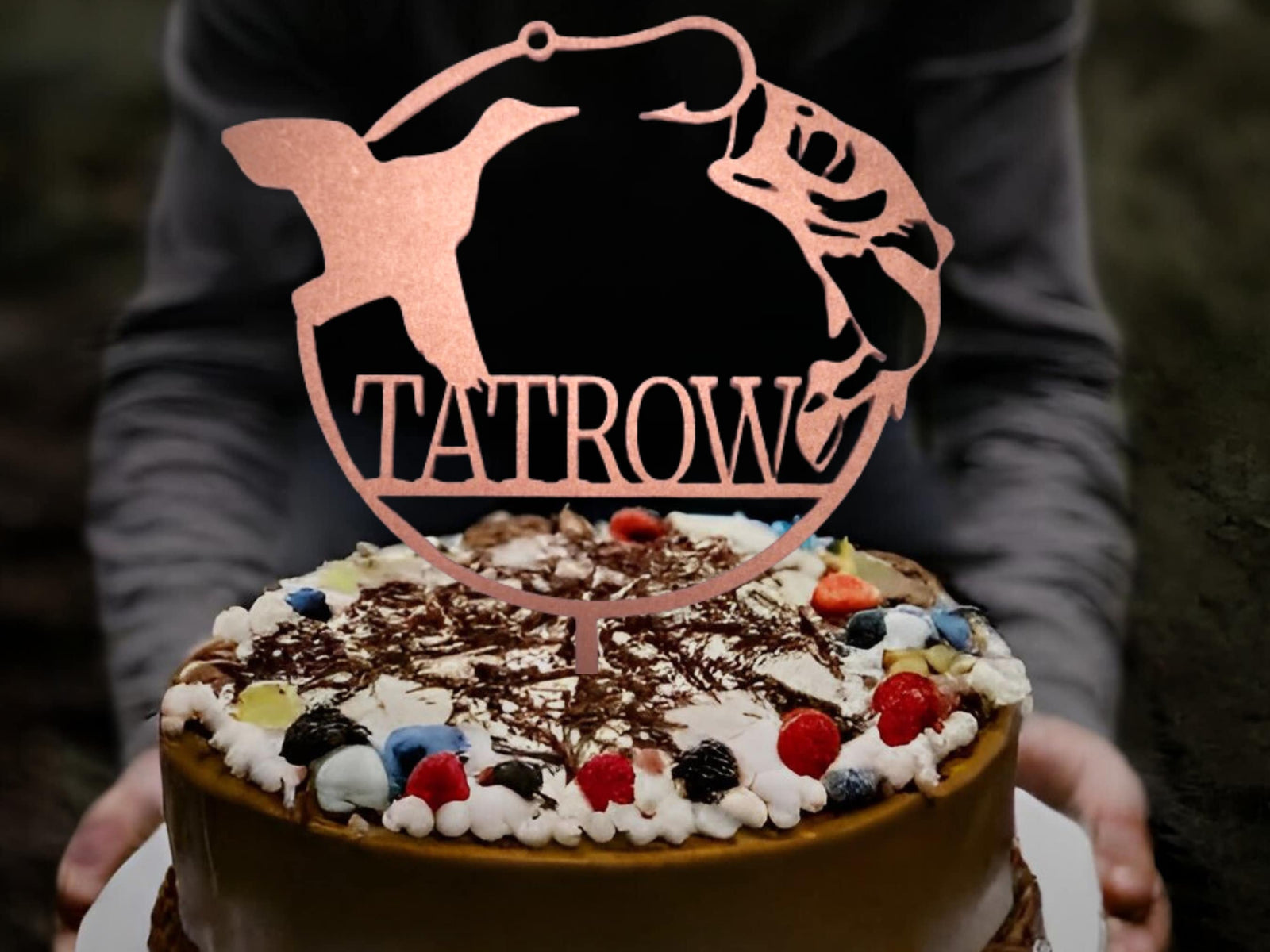 Rustic Goose Cake Topper for Wedding Personalized Wedding Deer Antler Cake Topper Wood Cake Topper Hunters Cake Topper Grooms Cake Topper