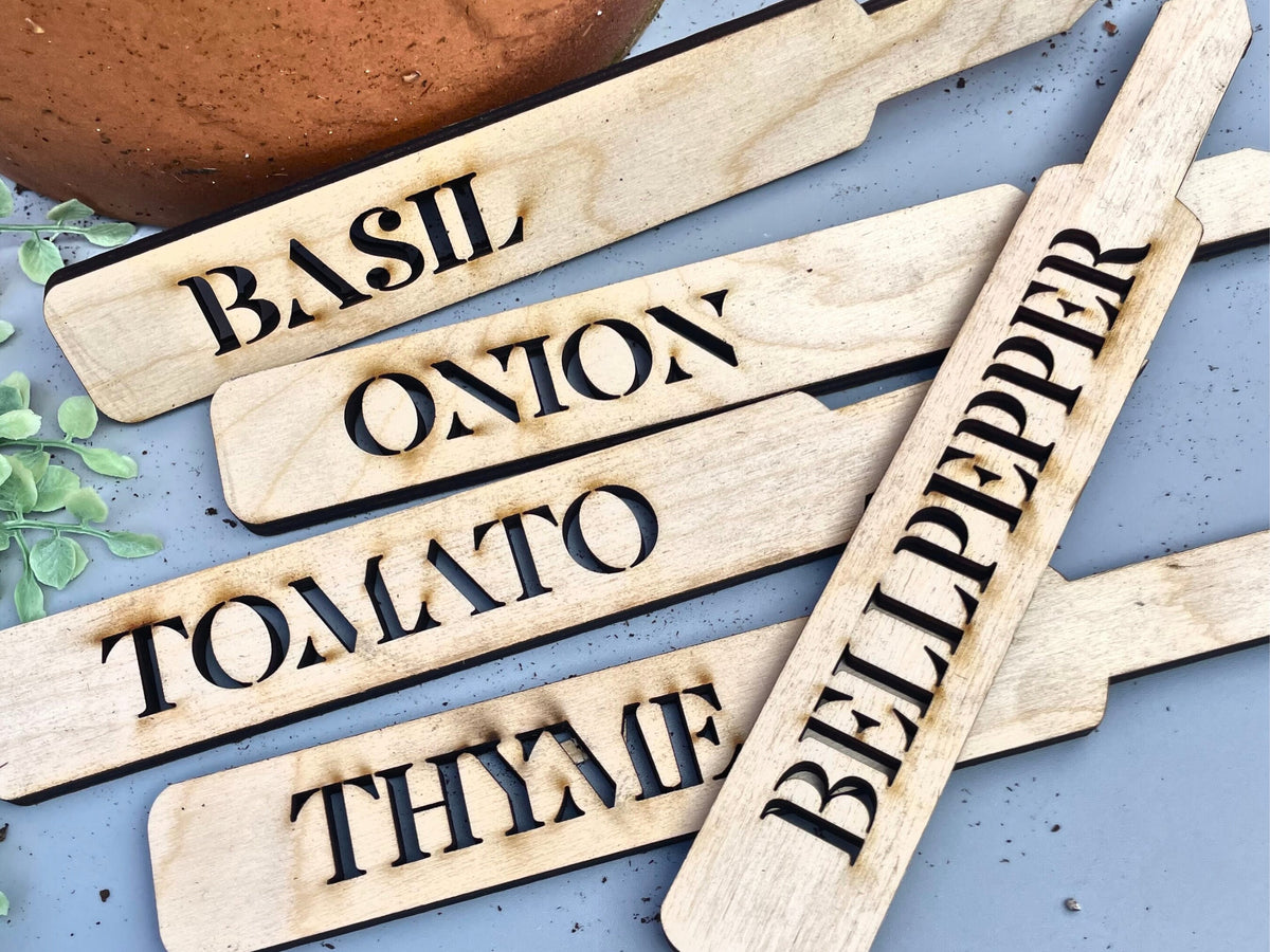Garden Marker Custom Handmade Plant Stakes for Herb Gardening Gift Garden Stake Vegetable Marker Herb Markers Plant Tags Gardeners Gift .