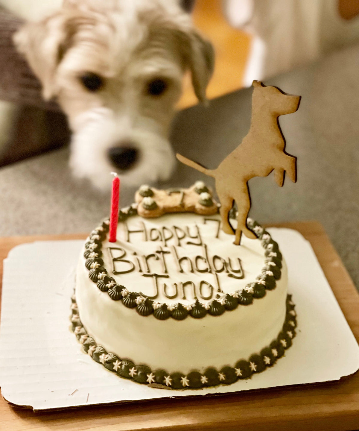 Personalized Pets Birthday Cake Topper Custom Dog Silhoutte Gift Custom Wood Cake Topper For Pets Birthday Gift for Pet Rememberance Memento