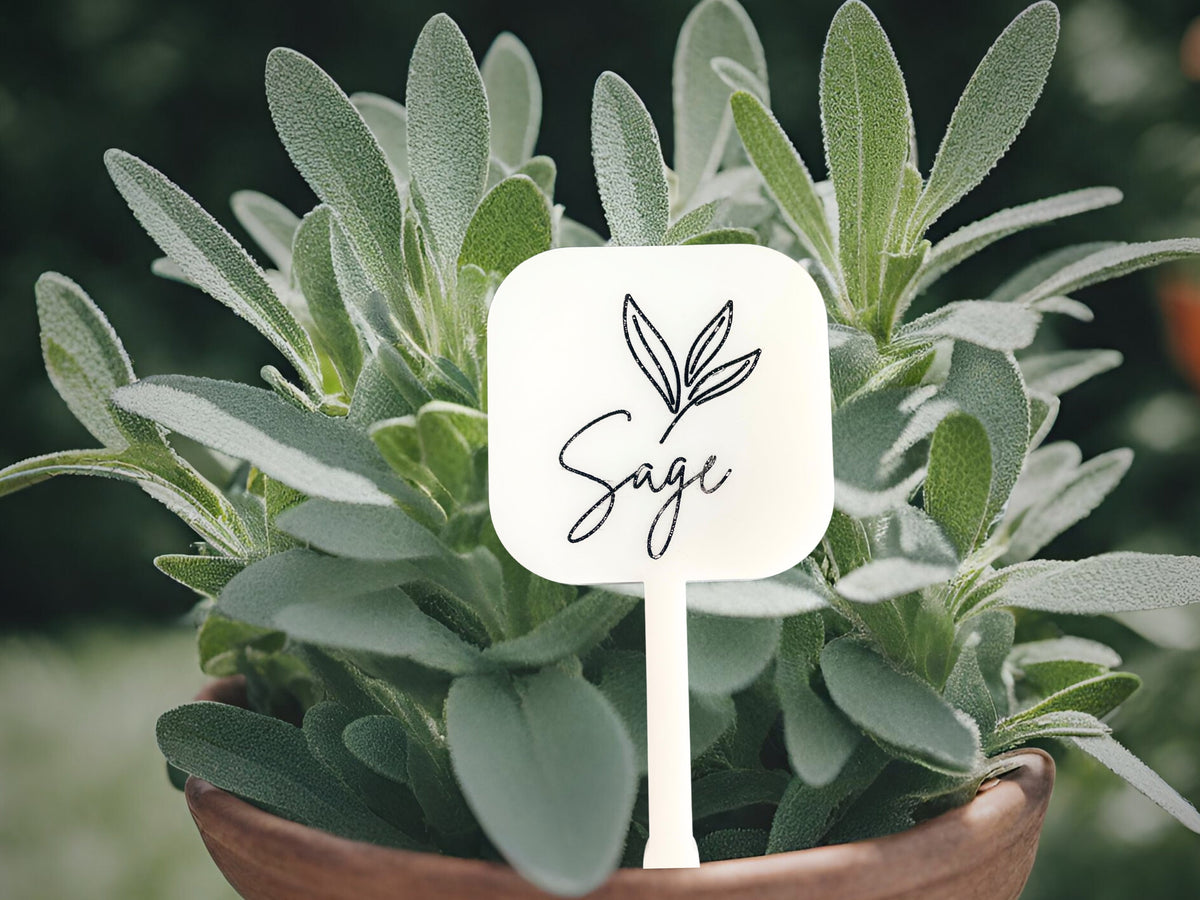 Garden Marker Custom Handmade Plant Stake for Herb Gardening Gift Garden Stake Vegetable Marker Herb Marker Plant Tag Gardener Gift for Mom