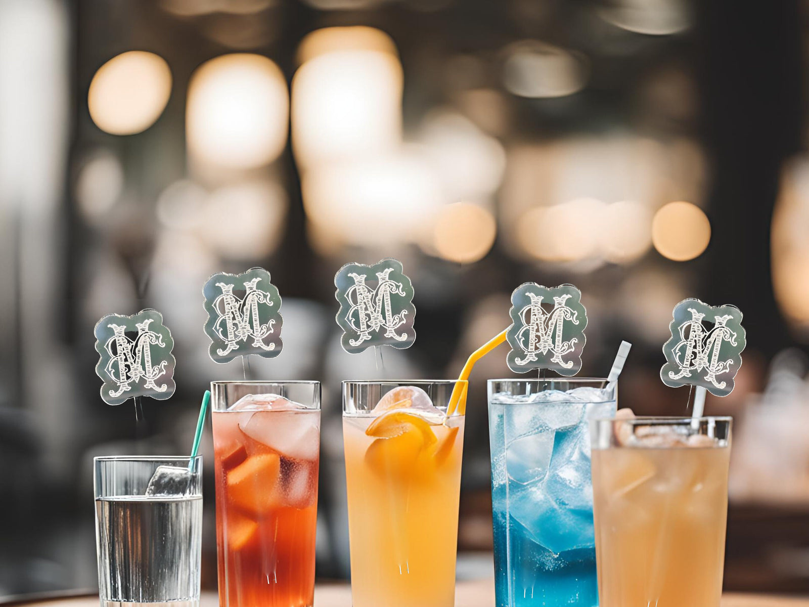 Custom Drink Stirrer for Wedding Logo Personalized Stir Stick Birthday Party Swizzle Stick Cocktail Acrylic Drink Topper Party Favor Gift