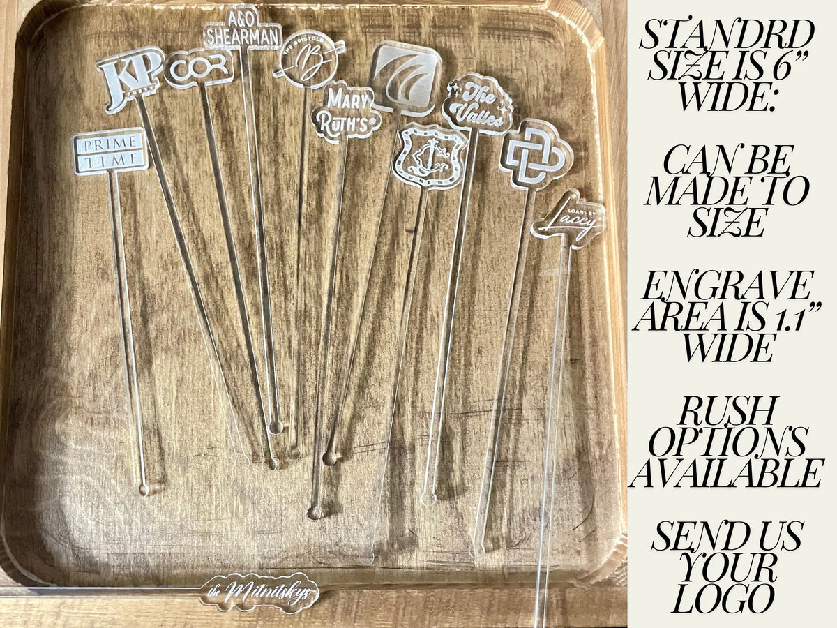 Custom Drink Stirrer for Wedding Logo Personalized Stir Stick Birthday Party Swizzle Stick Cocktail Acrylic Drink Topper Party Favor Gift