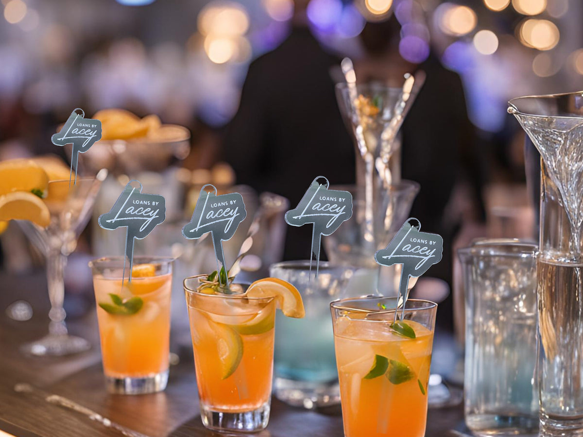 Custom Drink Stirrer for Wedding Logo Personalized Stir Stick Birthday Party Swizzle Stick Cocktail Acrylic Drink Topper Party Favor Gift