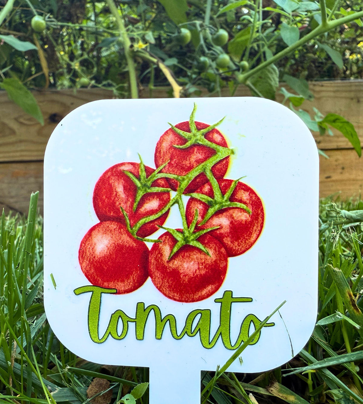 Handmade Herb Garden Marker Vegetable Garden Label Plant Stake Vegetable &amp; Herb Garden Tags Acrylic Garden Stake Gardener&#39;s Gift for Mom