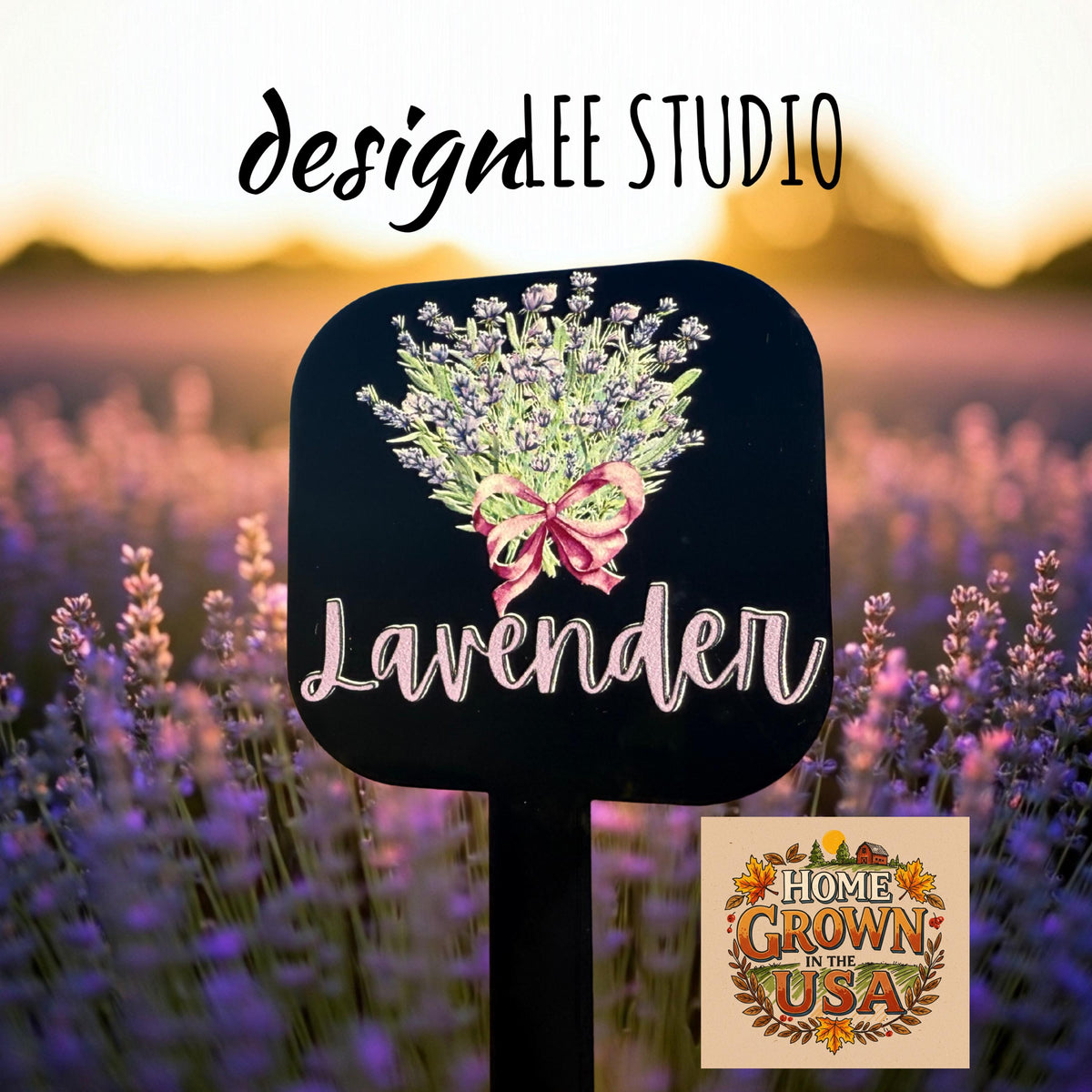 Personalized Acrylic Garden Markers – UV Watercolor Plant Labels for Herbs, Veggies &amp; Fruits – Unique Gift for Mom Grandma Home Gardening