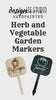 Herb and Vegetable Garden Stakes, Plant Markers, Vegetable Garden Labels, Herb Garden Markers, Acrylic Garden Stake, Gardener's Gift for Mom