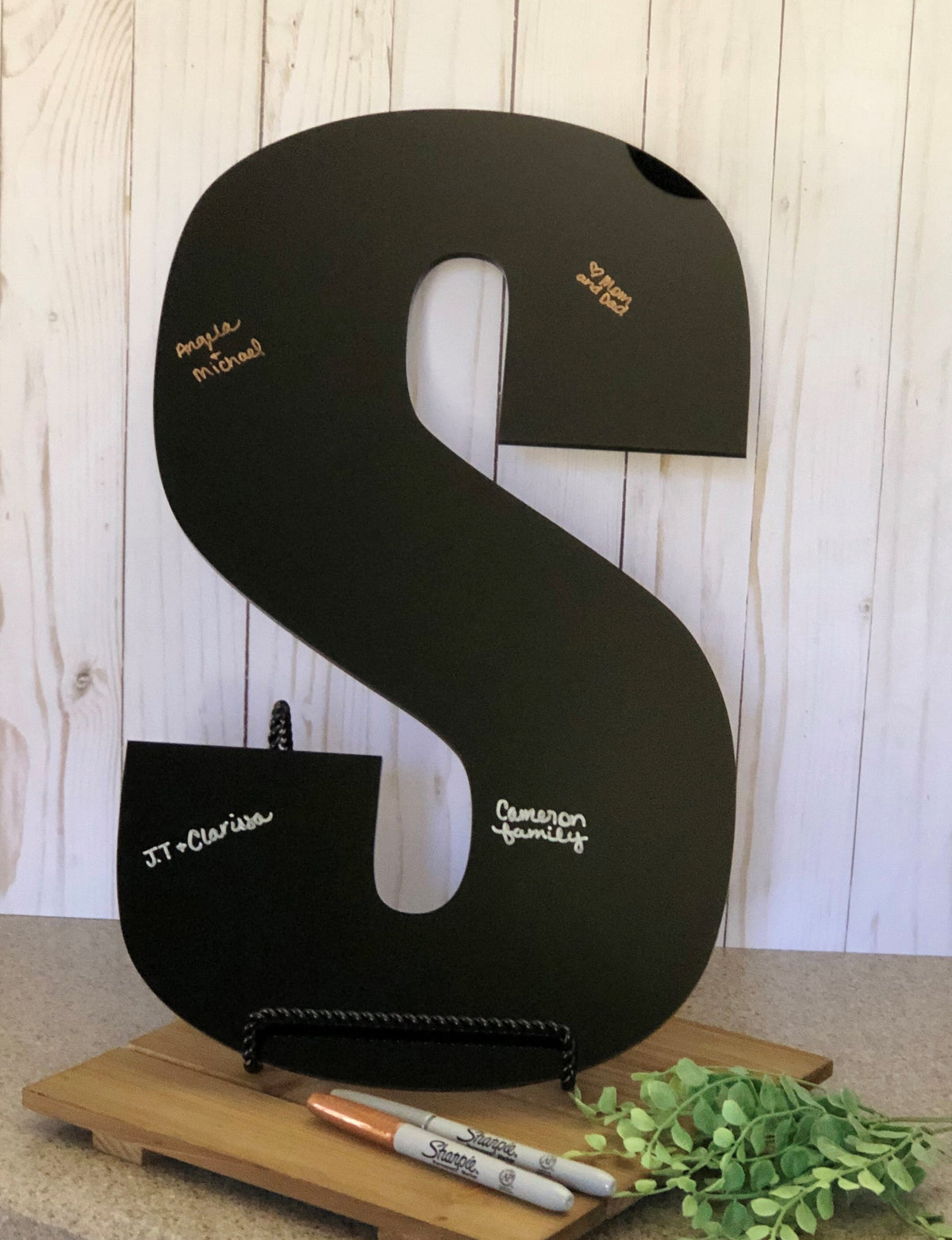 Wedding Guestbook Letter Sign |Monogram Wedding Sign | Wedding Guestbook Letter | Wedding Decor, Wedding Guestbook Letter Sign, designLEE Studio, designLEE Studio