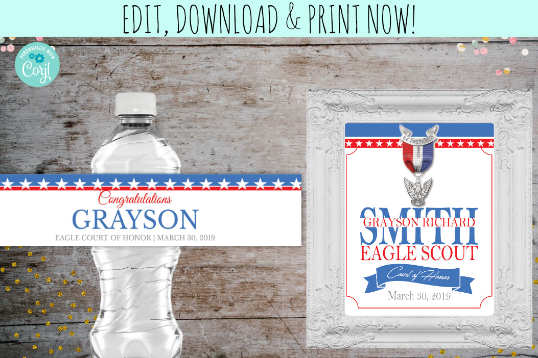 Printable Eagle Scout Invitations