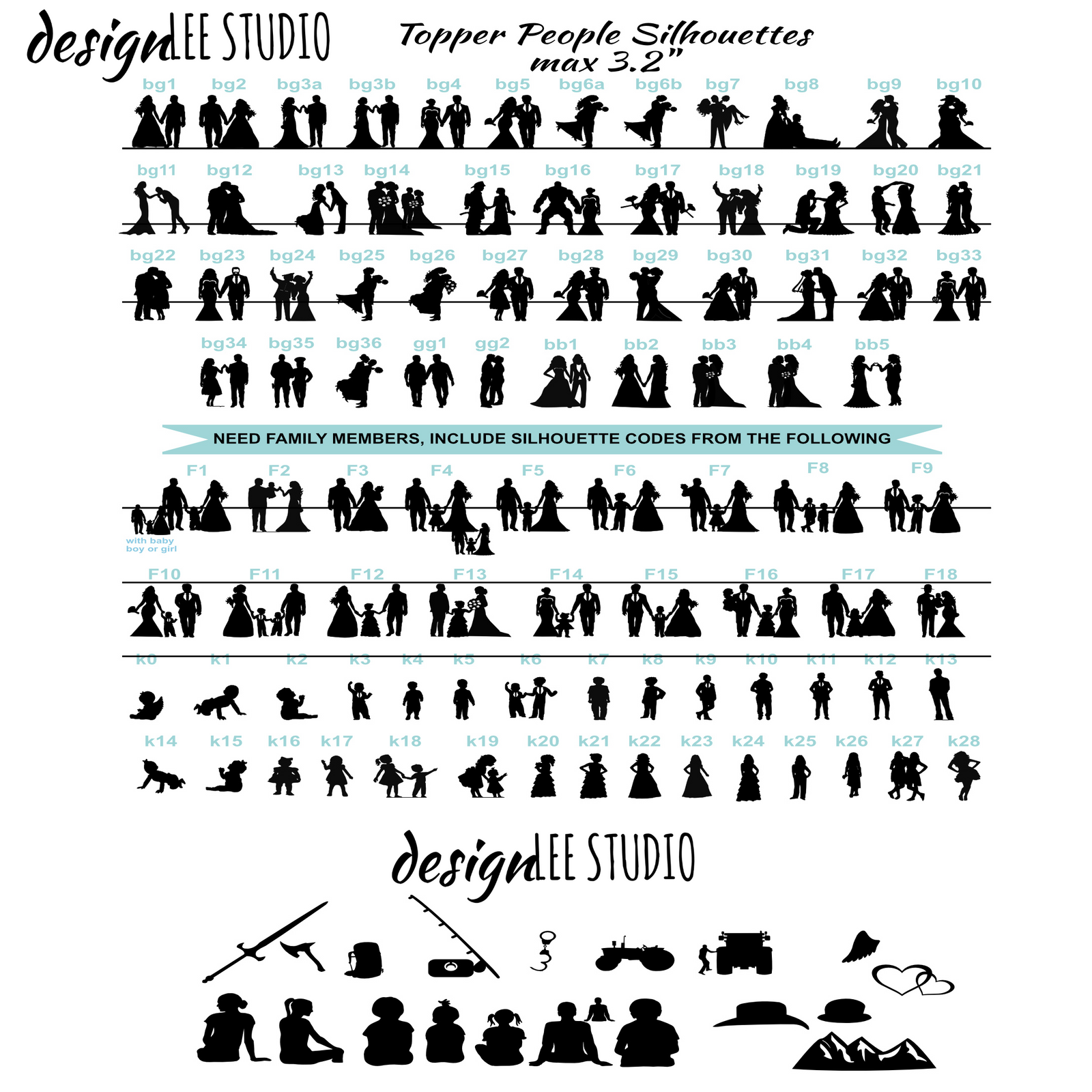 Rustic Couple Cake Topper | Silhouette Anniversary Cake Topper | Custom Cake Topper with Personalized Engraved Song Lyric, Wedding Cake Topper, designLEE Studio, designLEE Studio