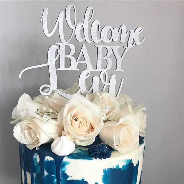 Welcome Baby Details Cake