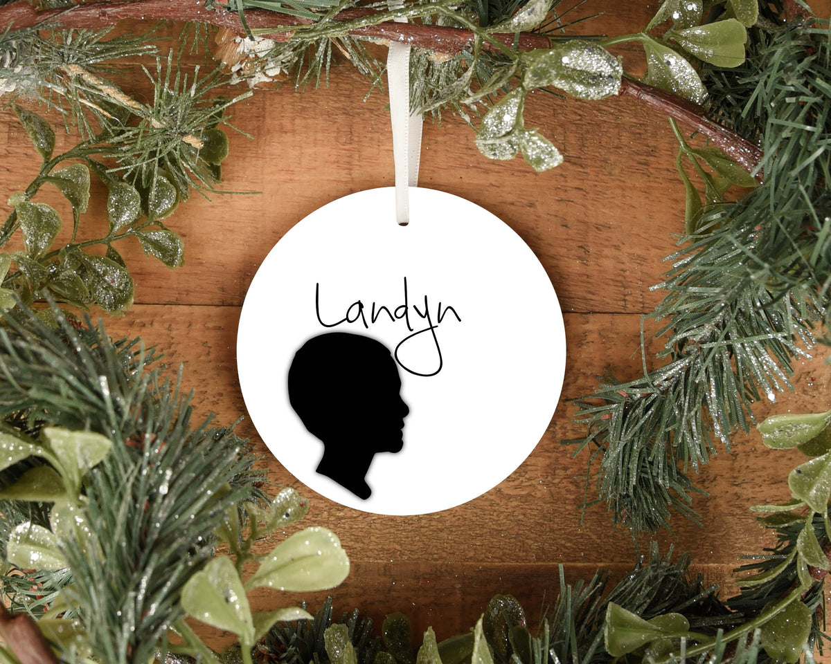 3D Personalized Mothers Day Ornament Gift Silhouette Child Ornament Custom Silhouette Baby Ornament Mothers Day Gift Pet Ornament