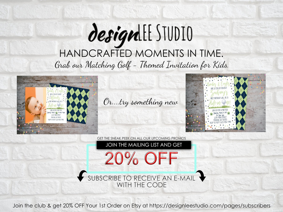 Golf Birthday Cake Topper | Custom Birthday Cake Topper | Personalized Golf Theme Cake Topper for Kid &amp; Adult | Acrylic or Wood Cake Topper