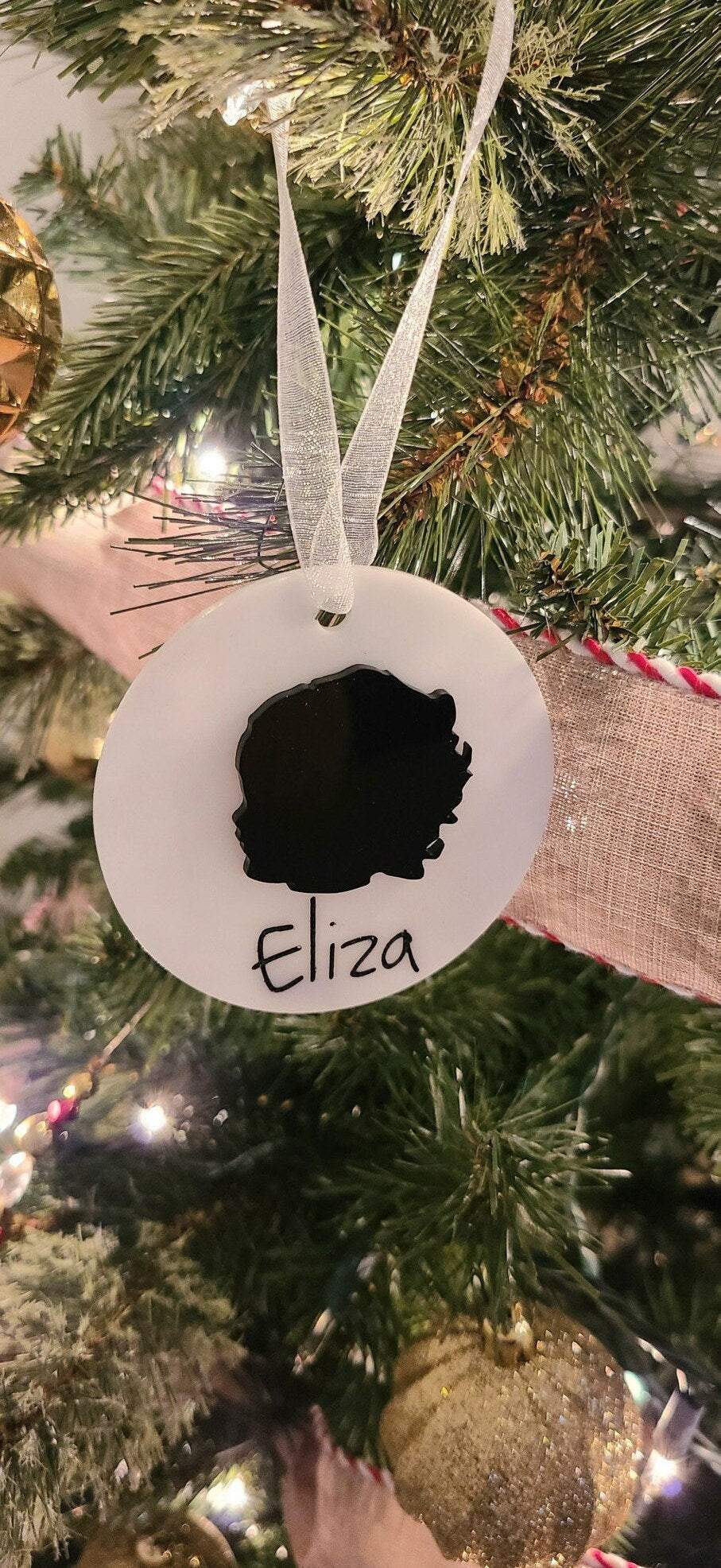3D Personalized Mothers Day Ornament Gift Silhouette Child Ornament Custom Silhouette Baby Ornament Mothers Day Gift Pet Ornament