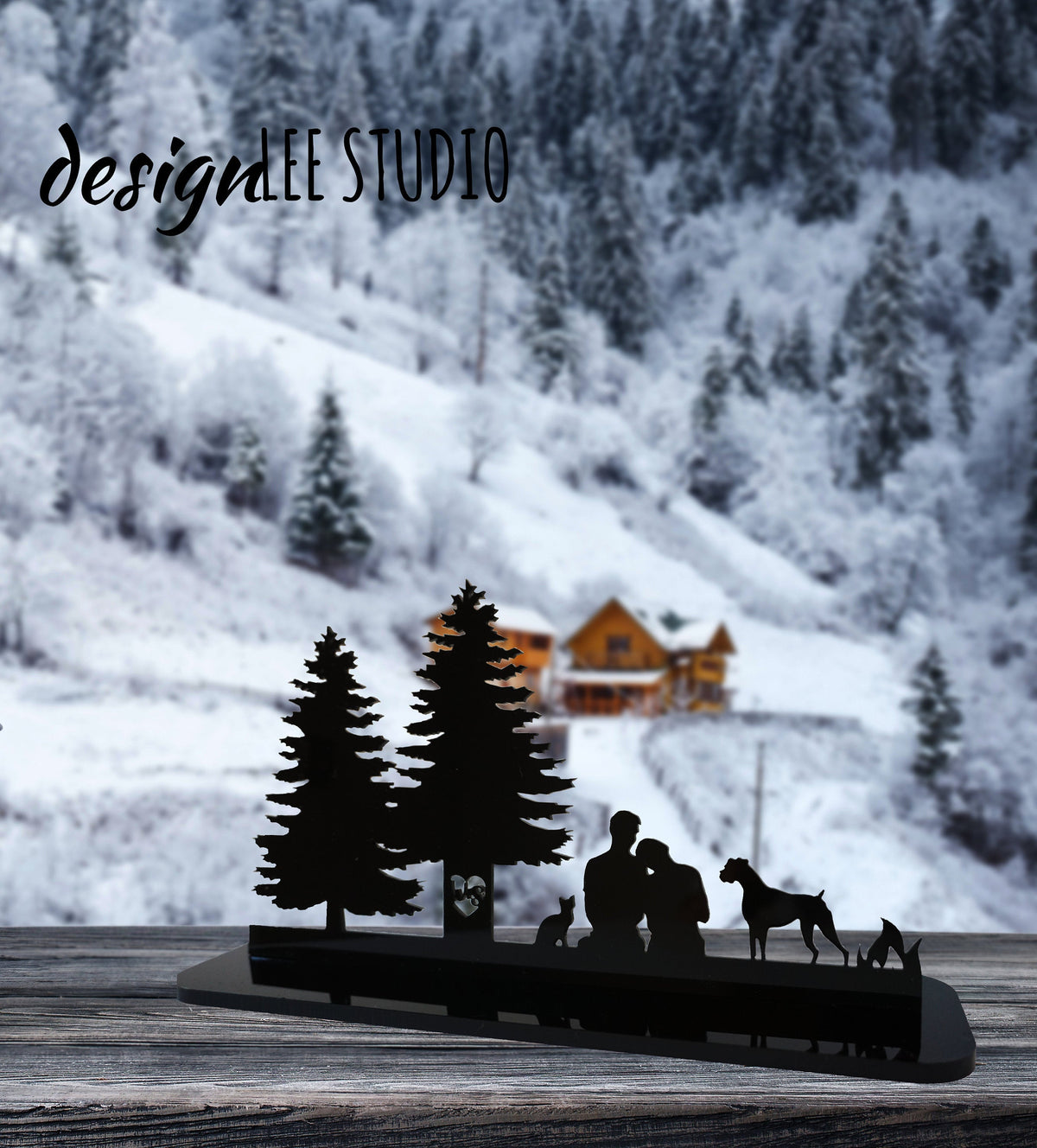 Personalized Wedding Table Sign | Rustic Sweetheart Table Sign | Couple Bride &amp; Groom Camping Wedding Table Décor Made with Wood or Acrylic