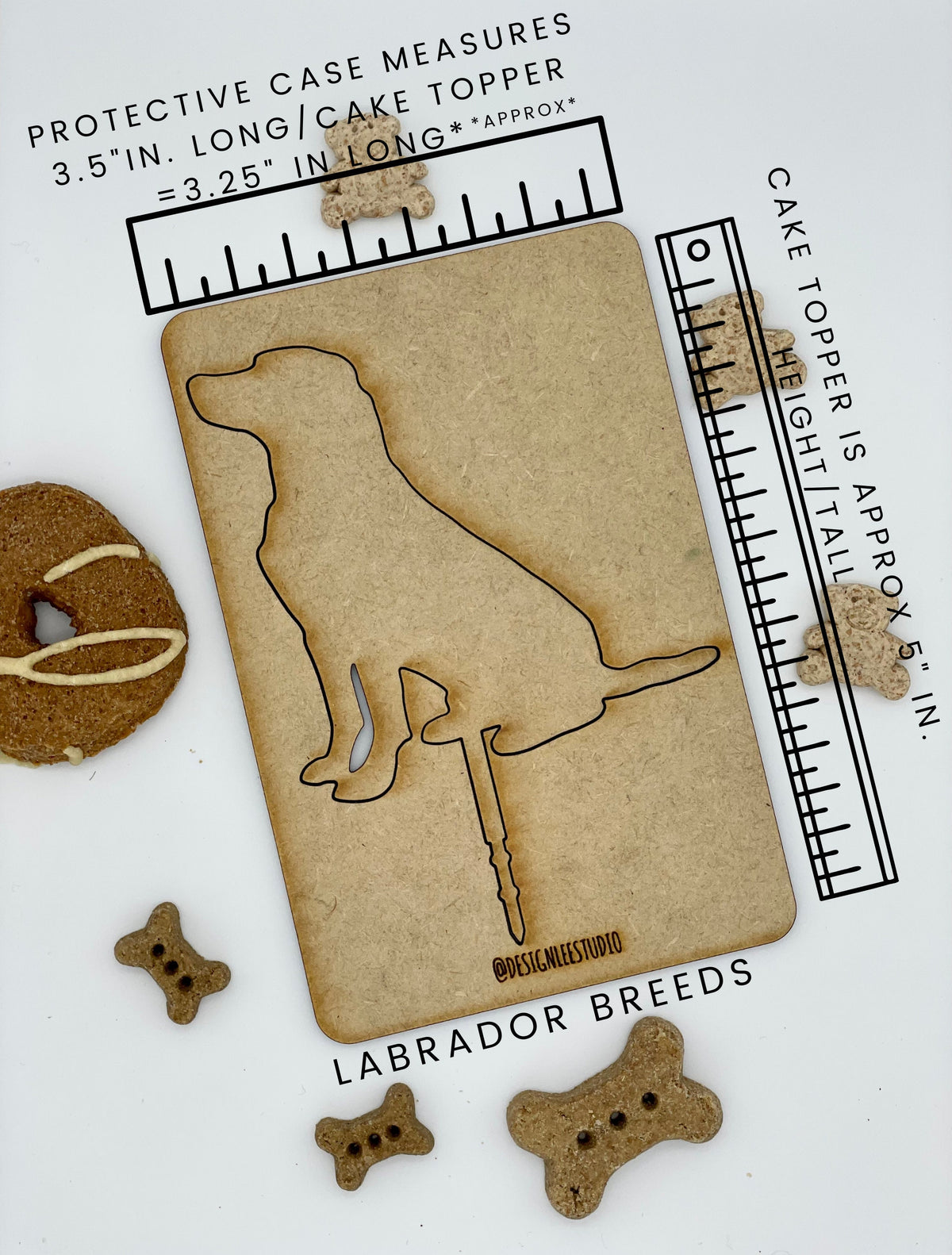 Silhouette Dog Cake Topper | Custom Pet Cake Topper Personalized  | Wood Cake Topper For Pets Birthday | Pet Cake Topper Keepsake Gift