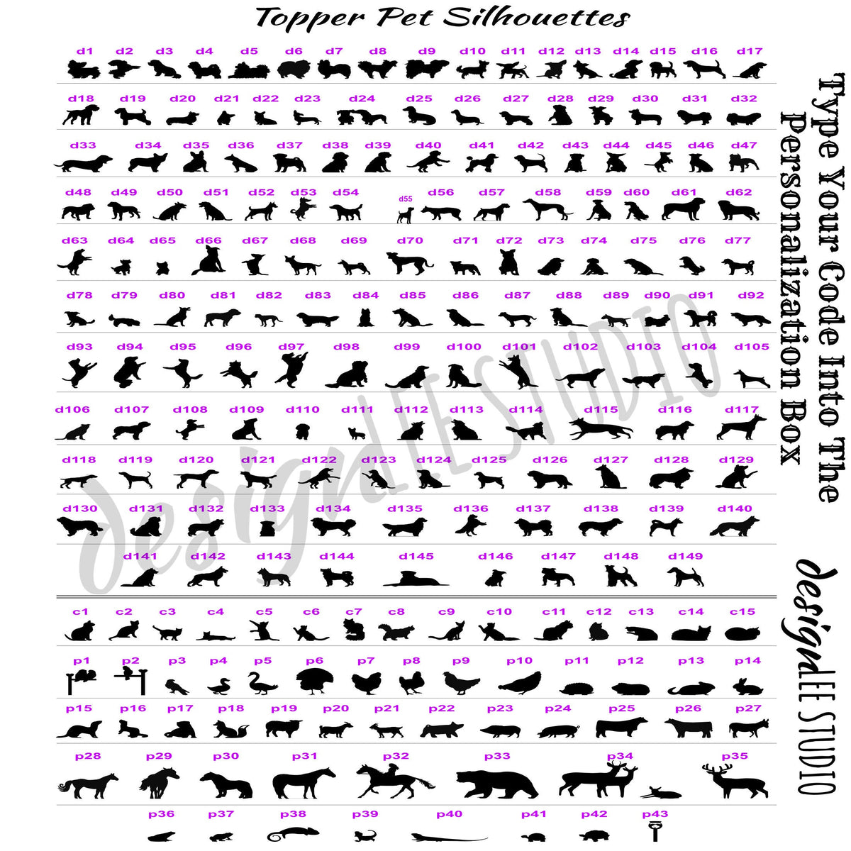 Silhouette Dog Cake Topper | Custom Pet Cake Topper Personalized  | Wood Cake Topper For Pets Birthday | Pet Cake Topper Keepsake Gift