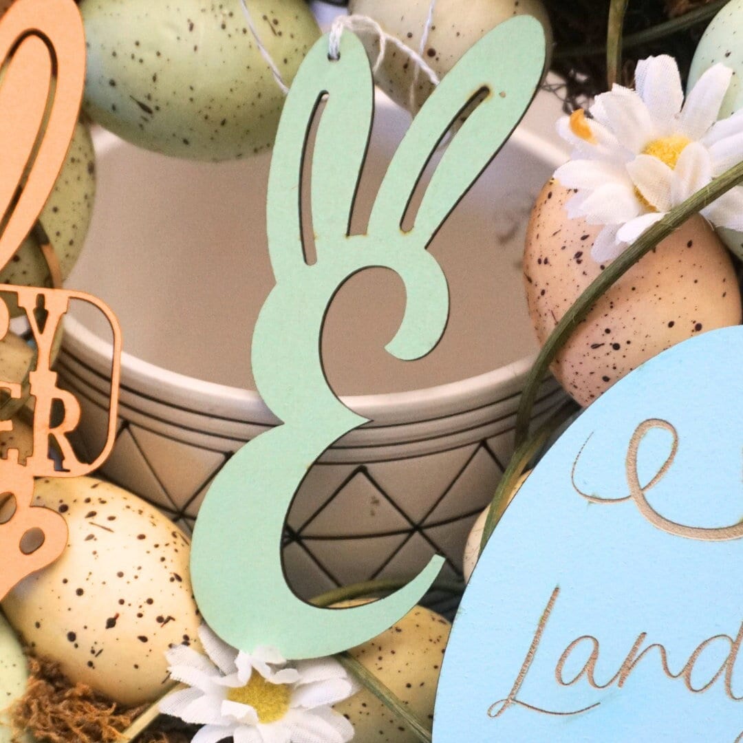 Personalized Easter Basket Tag Custom Easter Gift Tag Easter Name Tag Kid Easter Basket Tag Made with Wood Easter Tags Wood Easter Decor