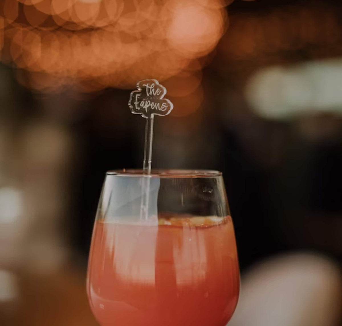 Custom Birthday Drink Stirrers Personalized Logo Drink Stir Sticks Wedding Swizzle Stick Cocktail Stirrer Drink Topper Birthday Decor Gift