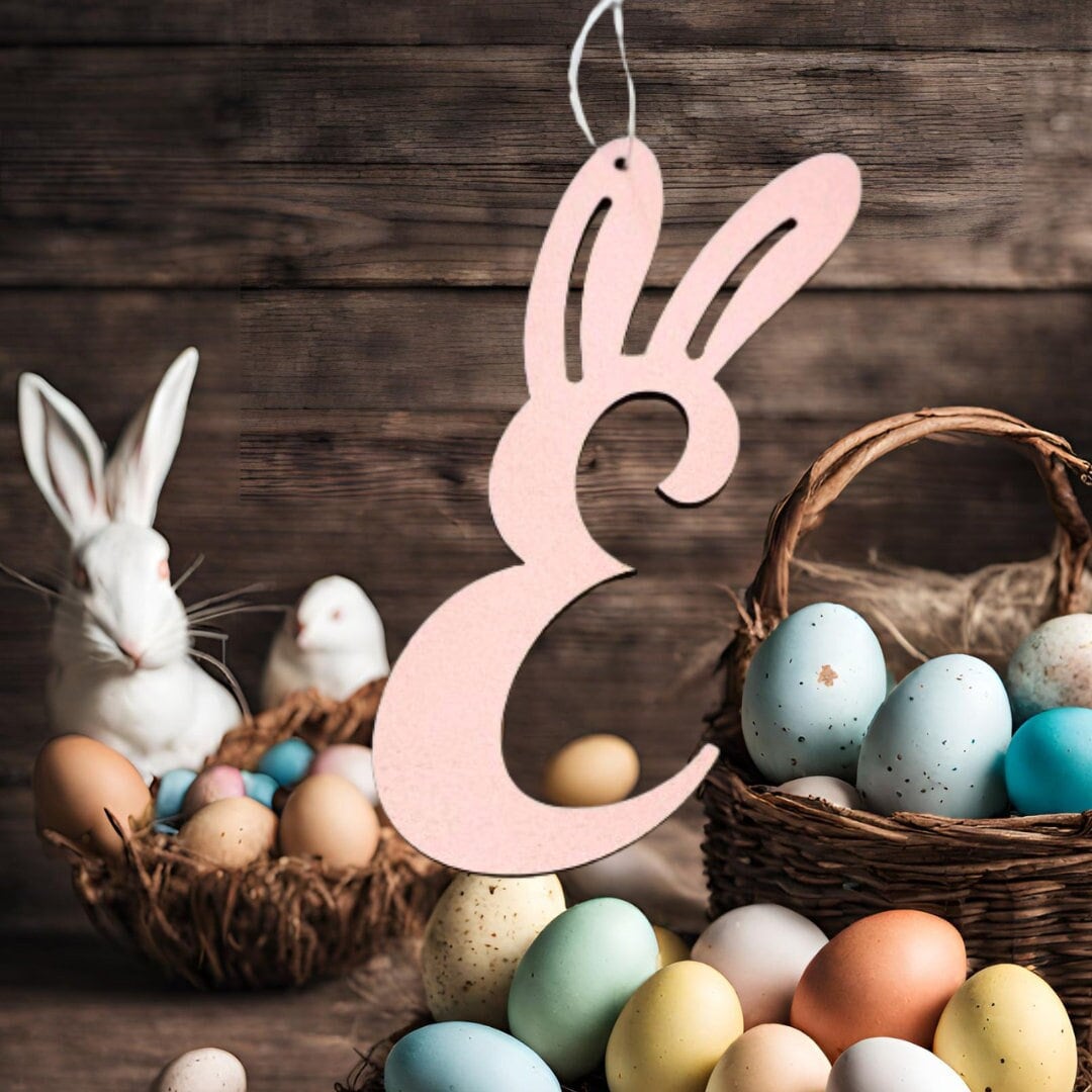 Personalized Easter Basket Tag Custom Easter Gift Tag Easter Name Tag Kid Easter Basket Tag Made with Wood Easter Tags Wood Easter Decor