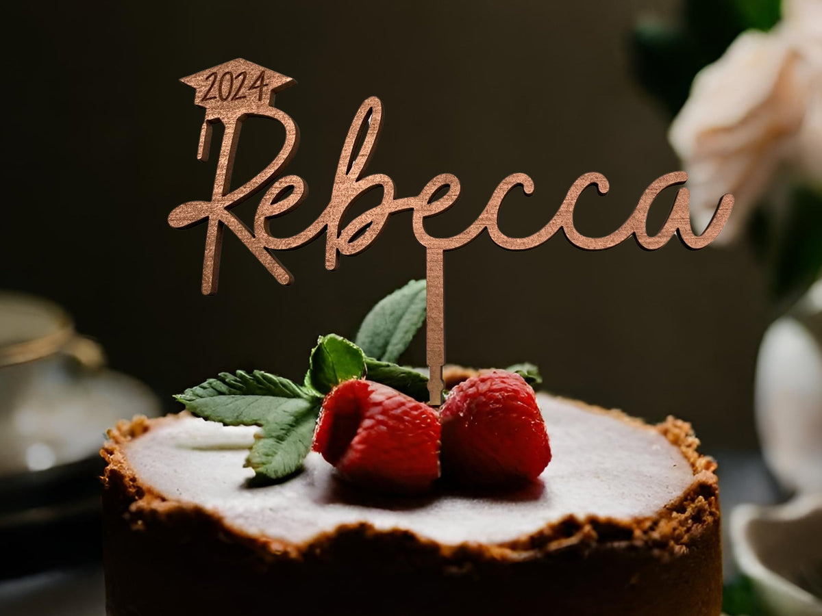 Custom Graduation Cake Topper for Graduation Gift College Grad Cake Topper High School Graduation Cake Topper Class of 2024 Cake Topper